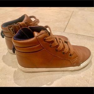 Toddler Boys Cat & Jack Brown Hi Top Sneakers - 12